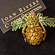 Brooch vintage Joan Rivers 'Bee 'Pine Cone'. Vintage brooches. Doni di Tempo. Online shopping on My Livemaster.  Фото №2