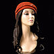 Parisian 'Terracotta'. Hats1. Novozhilova Hats. Online shopping on My Livemaster.  Фото №2