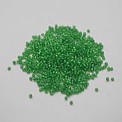 Материалы для творчества handmade. Livemaster - original item Vintage Venetian Beads color Green, 13/0. Handmade.
