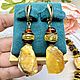 Украшения из янтаря. Янтарные бусы серьги. Комплекты украшений. Elena Moonlight Jewelry. Ярмарка Мастеров.  Фото №6