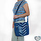 Women's shoulder bag Romance denim. Crossbody bag. Denimhandmade.Olga. My Livemaster. Фото №6
