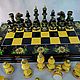 Chess is big'Sunflowers ' made of wood, gift. Chess. Anna Fekolkina chess-souvenirs. My Livemaster. Фото №6