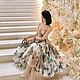 Платье сорочка с воздушной накидкой на плечи в стиле DG. Платья. Dress2Impress (elenarhamore). Ярмарка Мастеров.  Фото №5