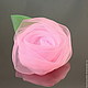 Цветок из ткани (огранза) крупный с листочком
Цветок можно использовать как украшения для волос, так и в скрапбукинге
Диаметр цветка 7 см, высота 4 см
Цвет розовый