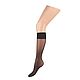 Casual black knee socks with lycra. 20 den, Vintage stockings, Nelidovo,  Фото №1