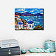 Santorini seascape oil painting. Pictures. Vladyart. Online shopping on My Livemaster.  Фото №2