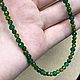 Women's beads made of natural stones chrome diopside and green agate. Beads2. Iz kamnej. Ярмарка Мастеров.  Фото №6