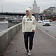 Suéter arquitectónico lechoso. Sweaters. Lena Statkevich. Ярмарка Мастеров.  Фото №4