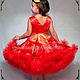 Dress 'American' red Art.164. Childrens Dress. ModSister. My Livemaster. Фото №4