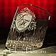 Хрустальный стакан для виски.Изготовление на заказ. Стаканы. GLASS-DECO. Интернет-магазин Ярмарка Мастеров.  Фото №2