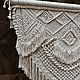 Авторский большой макраме ковёр/панно винтаж и бохо 2. Панно макраме. MACRAMESSAGE. Ярмарка Мастеров.  Фото №5
