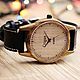 Wooden watches, men's watches, oak, 07I4035OO, Watches, Chernovtsy,  Фото №1