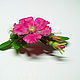 Hairpin-machine 'hot pink rose. Inspiration.'. Hairpins. Mozza-Flowers. My Livemaster. Фото №4