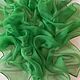 Платок шелковый батик зеленый шейный платок в подарок женщине. Платки. SilkColor. Ярмарка Мастеров.  Фото №5