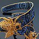 A rim with a precious golden beetle. Headband. N_Belokon_jewelry. My Livemaster. Фото №6