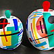 Interior arrangement wooden Apples Russian avant-garde, Malevich. Figurines. color of magic. My Livemaster. Фото №4
