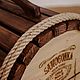 Бар бочонок. Подставки для бутылок и бокалов. СЕМЕЙНАЯ МАСТЕРСКАЯ Hedgehog. Ярмарка Мастеров.  Фото №6