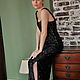 Evening black floor-length sequin dress. Dresses. Moderne a la russe. Online shopping on My Livemaster.  Фото №2