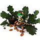 Handmade toys. Oak! Collection ' Flower hedgehogs!'. Amigurumi dolls and toys. Cross stitch and beads!. My Livemaster. Фото №4