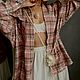 Рубашка в клетку из фланели. Рубашки. Boho. Ярмарка Мастеров.  Фото №6
