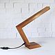 Лампа настольная светодиодная из дерева ручной работы. Настольные лампы. Stylish Wood. Ярмарка Мастеров.  Фото №4