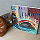 Oil painting ' History of Venice, under the bridge'. Pictures. Zhanna Schepetova. Интернет-магазин Ярмарка Мастеров.  Фото №2