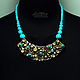 Turquoise Necklace (393) designer jewelry. Necklace. Svetlana Parenkova (parenkova). My Livemaster. Фото №8