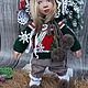  Оленёнок. Для кукол ростом около 35 см. Одежда для кукол. TashaDollOutfits. Ярмарка Мастеров.  Фото №4