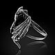 Кольцо Феникс с гранатом с камнем. Кольца. Aventure.Jewelry. Ярмарка Мастеров.  Фото №4