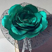Украшения handmade. Livemaster - original item The rim is a festive Green flower. Handmade.