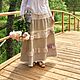 Boho skirt ' Sarah Bernhardt ' SOLD. Skirts. Living ECO clothing. My Livemaster. Фото №6