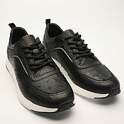 Обувь ручной работы handmade. Livemaster - original item Genuine Ostrich Leather Sneakers IMS7007E42. Handmade.
