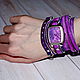 Women's wristwatches - Magenta, Lavender. Purple, Purple. Watches. FamilySkiners. My Livemaster. Фото №5