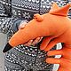 Рыжая лиса подушка. Мягкие игрушки. FoxAnna Игрушки-подушки от Анны. Ярмарка Мастеров.  Фото №5