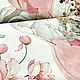 Двуспальный комплект постельного белья "Акварельные пионы". Комплекты постельного белья. АВТОРСКАЯ ОДЕЖДА и ТЕКСТИЛЬ -Евгении Рябцевой / 'ГНЁЗДЫШКО' (evgenialinen). Ярмарка Мастеров.  Фото №6