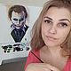 Заказать Картина  Джокер масло Хит Леджер. Картина маслом    Алёна Данкова. Ярмарка Мастеров. . Картины Фото №3