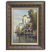 Картины и панно handmade. Livemaster - original item Venice / 50h35 cm (inner r-r)/ oil painting on canvas. Handmade.