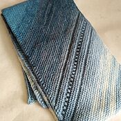 Аксессуары handmade. Livemaster - original item Knitted scarf Blue Lake. Handmade.