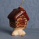 The hut is a toy for the Christmas tree Heroes of fairy tales, Christmas decorations, Sergiev Posad,  Фото №1