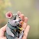 Order Teddy mouse Mike Mccornnick, collectible toy mouse. NatalyTools (natalytools). Livemaster. . Teddy Toys Фото №3