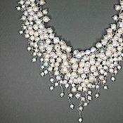 Украшения handmade. Livemaster - original item Pearl Parfait Necklace handmade from natural white pearls. Handmade.