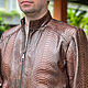 Men's jacket made of genuine Python leather. Mens outerwear. exotiqpython. My Livemaster. Фото №6