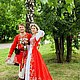 Свадебный льняной комплект "Княжеский". Платья свадебные. Зареслава. Ярмарка Мастеров.  Фото №4