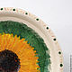 Plate Sunflower. Plates. Elena Zaychenko - Lenzay Ceramics. My Livemaster. Фото №4