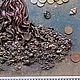 Заказать Панно,,Денежное дерево из разноцветных монет,,. Мастерская Натальи Подвойской. Ярмарка Мастеров. . Панно Фото №3