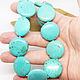 Beads Turquoise circle 55 cm. Necklace. Selberiya shop. My Livemaster. Фото №6