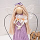 Copy of Copy of Macrame  Angel.  20cm Red dress. Interior doll. Textile Shop Natalya. My Livemaster. Фото №7
