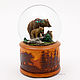 Снежный шар "Медведи". Элементы интерьера. Glassglobe. Интернет-магазин Ярмарка Мастеров.  Фото №2