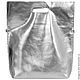 Заказать Клатч-пакет "Серебряный". balagura BAG. Ярмарка Мастеров. . Клатчи Фото №3