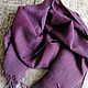  Handmade woven scarf made of Italian yarn linen cotton. Scarves. rezan (rezan). My Livemaster. Фото №4